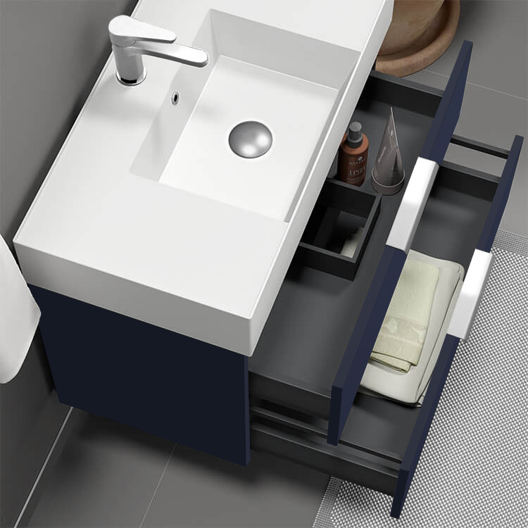 Nameeks DERIN423 By Nameek's Derin Floating Bathroom Vanity, 32